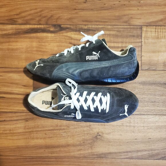 Men's PUMA Speedcat OG Sneakers Navy Blue Suede Sz 11.5 EUC - Picture 1 of 6